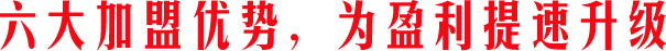 六大加盟優(yōu)勢(shì)，為盈利提速升級(jí)